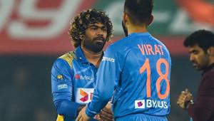 Indian skipper Virat Kohli and his Sri Lankan counterpart Lasith Malinga(PTI) Indian skipper Virat Kohli and his Sri Lankan counterpart Lasith Malinga(PTI)