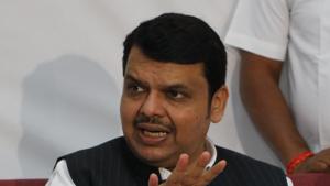 Devendra Fadnavis addresses a press conference during the concluding day of winter session of Maharashtra State Assembly at Vidhan Bhawan in Nagpur.(Photo: Sunny Shende/ Hindustan Times) Devendra Fadnavis addresses a press conference during the concluding day of winter session of Maharashtra State Assembly at Vidhan Bhawan in Nagpur.(Photo: Sunny Shende/ Hindustan Times)