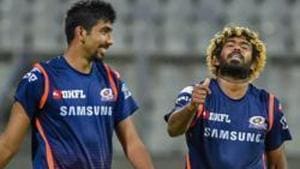 Bumrah and Malinga share a very close bond(PTI) Bumrah and Malinga share a very close bond(PTI)
