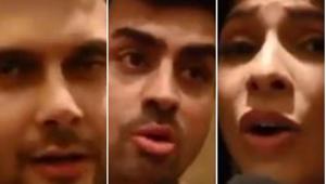 Amar Upadhyay, Pritam Singh and Tanishaa Mukerji in a screengrab from the video. Amar Upadhyay, Pritam Singh and Tanishaa Mukerji in a screengrab from the video.