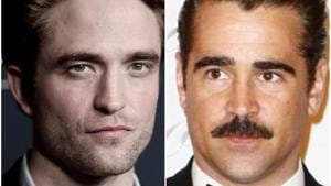 Robert Pattinson plays Batman/Bruce Wayne in the film, while Colin Farrell plays the villainous Penguin. Robert Pattinson plays Batman/Bruce Wayne in the film, while Colin Farrell plays the villainous Penguin.