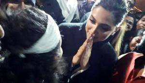 Bollywood actor Deepika Padukone meets JNU Students’ Union President Aishe Ghosh during a protest against the violence in JNU, at JNU Campus in New Delhi on Tuesday(ANI file photo) Bollywood actor Deepika Padukone meets JNU Students’ Union President Aishe Ghosh during a protest against the violence in JNU, at JNU Campus in New Delhi on Tuesday(ANI file photo)