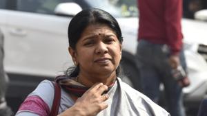 Standing solidly behind actor Deepika Padukone, DMK leader Kanimozhi said the campaign to boycott the actor will make people like her go and watch her movies.(Sanjeev Verma/HT PHOTO) Standing solidly behind actor Deepika Padukone, DMK leader Kanimozhi said the campaign to boycott the actor will make people like her go and watch her movies.(Sanjeev Verma/HT PHOTO)