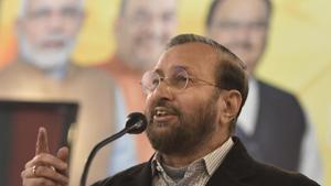 Union Minister Prakash Javadekar.(Vipin Kumar /HT PHOTO) Union Minister Prakash Javadekar.(Vipin Kumar /HT PHOTO)
