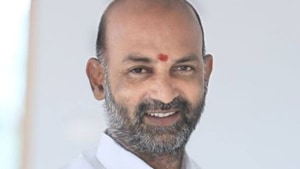 BJP’s Karimnagar MP Bandi Sanjay Kumar also attacked the Telangana Rashta Samithi (TRS) and the AIMIM) describing them as “anti-Hindu”.(Photo Credit: Bandi Sanjay Kumar / Twitter) BJP’s Karimnagar MP Bandi Sanjay Kumar also attacked the Telangana Rashta Samithi (TRS) and the AIMIM) describing them as “anti-Hindu”.(Photo Credit: Bandi Sanjay Kumar / Twitter)