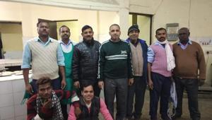 The JNU hostel mess staff who saved at least 30 students from being attacked by the armed mob during violence on the campus on Jan 5, 2020.(Sourced) The JNU hostel mess staff who saved at least 30 students from being attacked by the armed mob during violence on the campus on Jan 5, 2020.(Sourced)