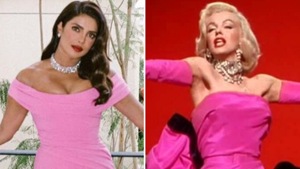 Priyanka Chopra’s Golden Globes 2020 reminded us of Marilyn Monroe. Top celebs who copied the sex symbol(INSTAGRAM) Priyanka Chopra’s Golden Globes 2020 reminded us of Marilyn Monroe. Top celebs who copied the sex symbol(INSTAGRAM)