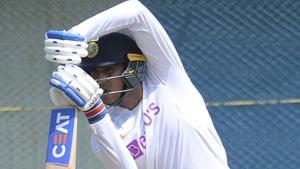 Shubman Gill in action.(Twitter) Shubman Gill in action.(Twitter)