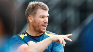 Australia's David Warner during nets.(Action Images via Reuters) Australia's David Warner during nets.(Action Images via Reuters)