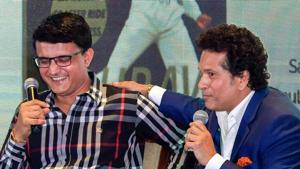 File image of Sourav Ganguly and Sachin Tendulkar.(PTI) File image of Sourav Ganguly and Sachin Tendulkar.(PTI)
