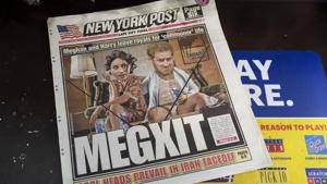 Prince Harry and his wife, Meghan, are characterized on the New York Post. In a statement the couple said they are planning Prince Harry and his wife, Meghan, are characterized on the New York Post. In a statement the couple said they are planning