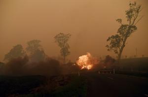 New South Wales Premier Gladys Berejiklian mentioned that there were more than 130 fires burning in the state, with just over 50 not yet under control.(REUTERS) New South Wales Premier Gladys Berejiklian mentioned that there were more than 130 fires burning in the state, with just over 50 not yet under control.(REUTERS)
