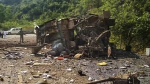 At least three security personnel were injured in two different incidents that took place on Friday in Chhattisgarh’s Bastar region. (Representative Image)(PTI) At least three security personnel were injured in two different incidents that took place on Friday in Chhattisgarh’s Bastar region. (Representative Image)(PTI)