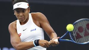 Naomi Osaka of Japan plays a shot during her quarter final match against Kiki Bertens of the Netherlands at the Brisbane International tennis tournament in Brisbane, Australia.(AP) Naomi Osaka of Japan plays a shot during her quarter final match against Kiki Bertens of the Netherlands at the Brisbane International tennis tournament in Brisbane, Australia.(AP)