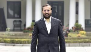 Union minister and Bharatiya Janata Party’s (BJP) Delhi elections in-charge, Prakash Javadekar said the party’s main poll plank is the work done by the central government.(Arvind Yadav/HT PHOTO) Union minister and Bharatiya Janata Party’s (BJP) Delhi elections in-charge, Prakash Javadekar said the party’s main poll plank is the work done by the central government.(Arvind Yadav/HT PHOTO)