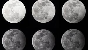 Changes seen in Moon during prebural lunar eclipse in New Delhi late Friday night(Sanchit Khanna/HT Photo) Changes seen in Moon during prebural lunar eclipse in New Delhi late Friday night(Sanchit Khanna/HT Photo)