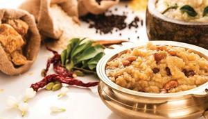 The festival is marked by preparing the Pongal sweet dish. It is first offered to the gods and then shared among family members. In some communities, it is also offered to a cow.(itcgrandgoa/Instagram) The festival is marked by preparing the Pongal sweet dish. It is first offered to the gods and then shared among family members. In some communities, it is also offered to a cow.(itcgrandgoa/Instagram)
