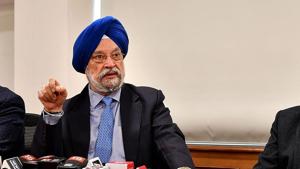 On violence on JNU campus on January 5, Union minister of housing and urban affairs and civil aviation Hardeep Singh Puri said, “let the enquiry report come and let’s find out who did it.”(PTI File Photo) On violence on JNU campus on January 5, Union minister of housing and urban affairs and civil aviation Hardeep Singh Puri said, “let the enquiry report come and let’s find out who did it.”(PTI File Photo)