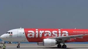 An Air Asia pilot has been suspended for overshooting runway in November 2019(AFP Photo) An Air Asia pilot has been suspended for overshooting runway in November 2019(AFP Photo)
