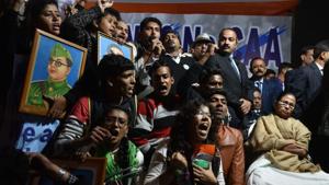 Mamata’s recent distancing from the Left and the Congress is being seen as a strategy to hurt the BJP in Bengal.(HT Photo) Mamata’s recent distancing from the Left and the Congress is being seen as a strategy to hurt the BJP in Bengal.(HT Photo)