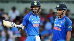 File image of Hardik Pandya, MS Dhoni(PTI) File image of Hardik Pandya, MS Dhoni(PTI)