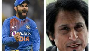 Virat Kohli (L), Ramiz Raja(R)(HT Collage) Virat Kohli (L), Ramiz Raja(R)(HT Collage)