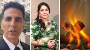 Lohri 2020: A number of Bollywood stars wished fans on the festival. Lohri 2020: A number of Bollywood stars wished fans on the festival.