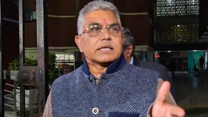 BJP’s West Bengal unit chief Dilip Ghosh said those involved in arson and damaging public property will be shot “like the same way in Uttar Pradesh.”(PTI Photo) BJP’s West Bengal unit chief Dilip Ghosh said those involved in arson and damaging public property will be shot “like the same way in Uttar Pradesh.”(PTI Photo)