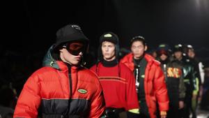 Models wear creations as part of the Iceberg men's Fall-Winter 2020/21 collection, that was presented in Milan, Italy.(AP) Models wear creations as part of the Iceberg men's Fall-Winter 2020/21 collection, that was presented in Milan, Italy.(AP)
