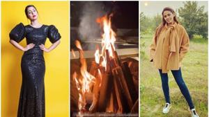 Mira Rajput and Hina Khan shared videos and pictures from their Lohri 2020 celebrations. Mira Rajput and Hina Khan shared videos and pictures from their Lohri 2020 celebrations.