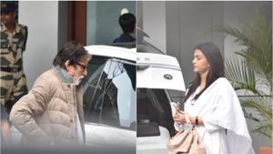 Amitabh Bachchan and Aishwarya Rai have left for Delhi.(Varinder Chawla) Amitabh Bachchan and Aishwarya Rai have left for Delhi.(Varinder Chawla)