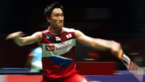 File image of Japan’s Kento Momota.(AP) File image of Japan’s Kento Momota.(AP)