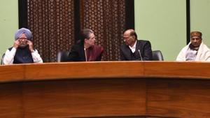 The deliberations in Opposition meet, which went on over more than three hours, focused on the citizenship debate, and the prevailing economic and jobs situation.(Sonu Mehta/HT PHOTO) The deliberations in Opposition meet, which went on over more than three hours, focused on the citizenship debate, and the prevailing economic and jobs situation.(Sonu Mehta/HT PHOTO)