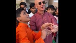 Jeff Bezos landed in India yesterday.(Instagram/@jeffbezos) Jeff Bezos landed in India yesterday.(Instagram/@jeffbezos)