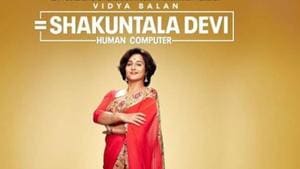 Vidya Balan as Shakuntala Devi in her next. Vidya Balan as Shakuntala Devi in her next.
