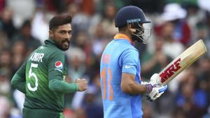 Mohammad Amir and Virat Kohli(AP) Mohammad Amir and Virat Kohli(AP)