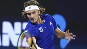 Stefanos Tsitsipas of Greece(AP) Stefanos Tsitsipas of Greece(AP)