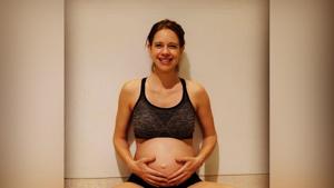 Kalki Koechlin is currently in the third trimester of her pregnancy. Kalki Koechlin is currently in the third trimester of her pregnancy.