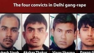 A combo picture of the four men convicted in the December 16 Delhi gang-rape case.