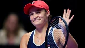 Australia's Ashleigh Barty celebrates after winning the final against Ukraine's Elina Svitolina.(REUTERS) Australia's Ashleigh Barty celebrates after winning the final against Ukraine's Elina Svitolina.(REUTERS)