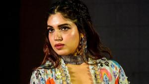 Bhumi Pednekar looks on as she poses for photographs during the launch of MTV's short form video relating to the new drama series Nishedh.(AFP) Bhumi Pednekar looks on as she poses for photographs during the launch of MTV's short form video relating to the new drama series Nishedh.(AFP)