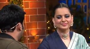 Kangana Ranaut on The Kapil Sharma Show. Kangana Ranaut on The Kapil Sharma Show.