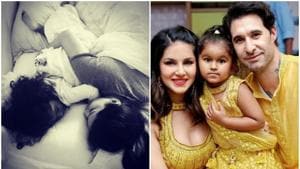 Sunny Leone with daughter Nisha.(Instagram) Sunny Leone with daughter Nisha.(Instagram)