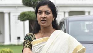 Former AAP leader Alka Lamba(Sonu Mehta/HT photo) Former AAP leader Alka Lamba(Sonu Mehta/HT photo)