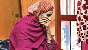 Oma, an octogenarian resident of Jagati, one of the five areas in Jammu where Kashmiri Pandits, who fled the Valley in the 90s, still live in camps. Oma, an octogenarian resident of Jagati, one of the five areas in Jammu where Kashmiri Pandits, who fled the Valley in the 90s, still live in camps.