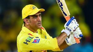 MS Dhoni in action for Chennai Super Kings.(PTI) MS Dhoni in action for Chennai Super Kings.(PTI)