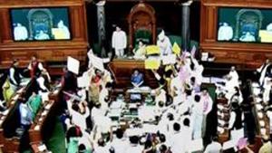 According to people familiar with the matter, Birla has indicated that he might take a cue from the Chhattisgarh assembly, which already has such rules in place.(PTI) According to people familiar with the matter, Birla has indicated that he might take a cue from the Chhattisgarh assembly, which already has such rules in place.(PTI)