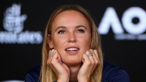 Denmark's Caroline Wozniacki attends a news conference.(REUTERS) Denmark's Caroline Wozniacki attends a news conference.(REUTERS)