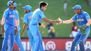 Follow highlights from India U19 and Sri Lanka U19 match of Under 19 World Cup 2020 at Bloemfontein in South Africa(Twitter) Follow highlights from India U19 and Sri Lanka U19 match of Under 19 World Cup 2020 at Bloemfontein in South Africa(Twitter)