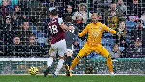 Burnley's Ashley Westwood scores their second goal.(REUTERS) Burnley's Ashley Westwood scores their second goal.(REUTERS)